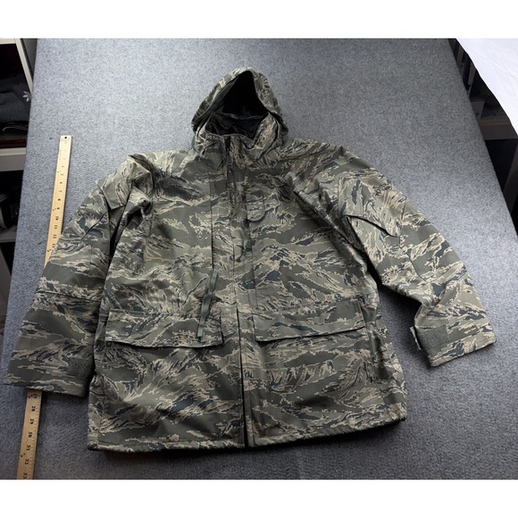 Military‎ APECS Parka Lrg Regular Gore-Tex Camouflage Tactical Waterproof Jacket - Picture 1 of 9